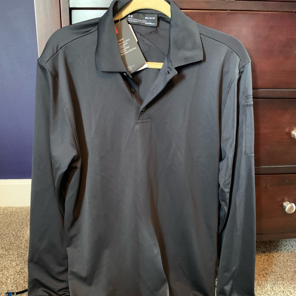 long sleeve Under Armor polo